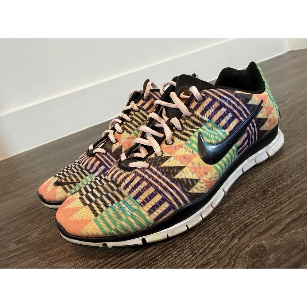 Nike Free Train 3 Training Shoes Men's Size 9 Multicolor Geometric Print - Picture 1 of 9